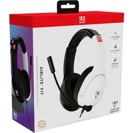 Turtle Beach Airlite Fit Gaming Headset Schwarz und Weiß für Nintendo Switch