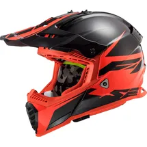 LS2 MX437 Fast Evo roar matt black red