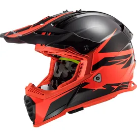 LS2 MX437 Fast Evo roar matt black red