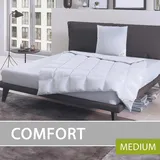 BettwarenShop Daunendecke Comfort medium, 60% Daunen, 40% Federn 240x220 cm