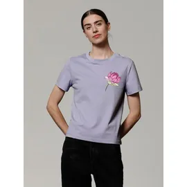 wat? APPAREL T-Shirt Blume in Lavender | Gr.: 34
