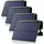 Bearware Solarleuchte schwarz 4er Set 80 lm IP54
