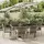 vidaXL Garten-Essgruppe 7-tlg. Grau