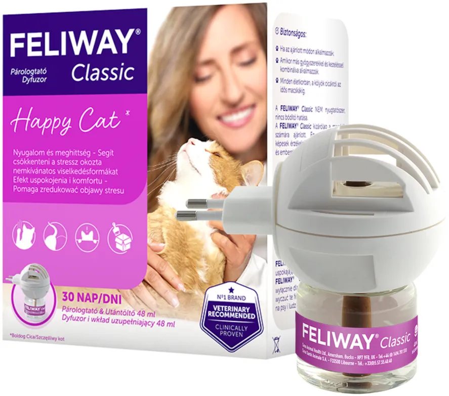 CEVA Feliway Diffusor und 48 ml Flasche mit F3 Pheromon (Rabatt für Stammkunden 3%)