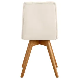 OTTO home 4-Fußstuhl Rania Mikrofaser beige 4er Set