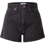 Levis High Waist Jeansshorts im 5-Pocket-Design, Black, 25