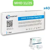 CLUNGENE Covid-19 Antigen Schnell-Selbsttest (Laientest) 40 Stück MHD 11/25| Einzeltest | ID: 2099 | GRATIS parahealth Tests (5 Stück, MHD 12/25)