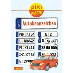 CARLSEN 123141 Pixi Wissen 102: Autokennzeichen