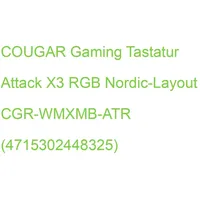 Cougar Attack X3 RGB Cherry MX Red NO