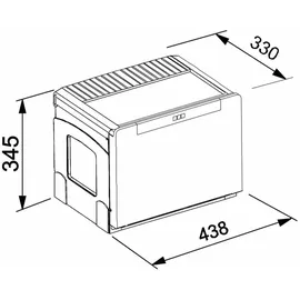 Franke Sorter Cube 50 18 l Schwarz