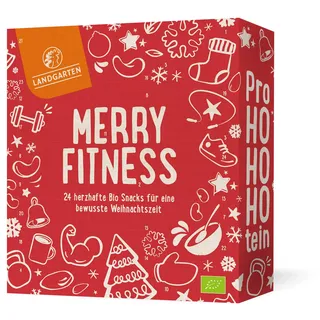 Umbrella UMBRELLA® BIO Adventskalender 2025 Merry Fitness – herzhafte Snacküberraschungen Nüsse, Saaten, Protein Für Sportbegeisterte | bewusste Ernährung