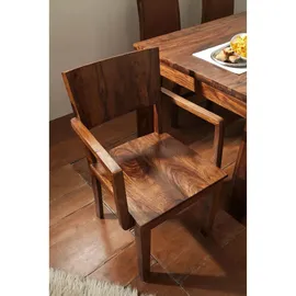 MASSIVMOEBEL24.DE Stuhl Sheesham 50,5x48,5x90 Sheesham life honey lackiert