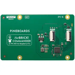Pineboards HatBRICK! Commander, PCI Verteiler, 2 Ports GEN2 für Raspberry Pi 5
