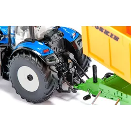 Siku New Holland T7.315 mit Frontlader und Bluetooth-Fernsteuermodul,
