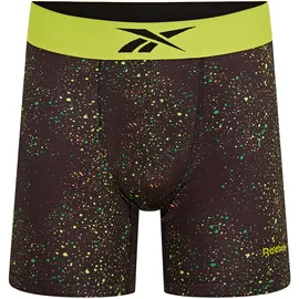 Reebok Benji Boxershorts Gelb / Grau / Schwarz L 3er Pack