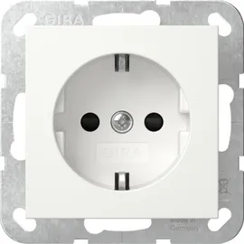 Gira Schuko-Steckdose Reinweiß 2 St.