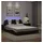 vidaXL Viana 160 x 200 cm Schwarz/Weiß