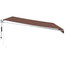 vidaXL Markise 450 x 300 cm braun