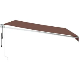 vidaXL Markise 450 x 300 cm braun