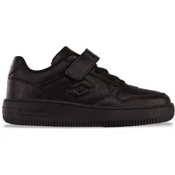Sneaker LOTTO, Gr. 28, schwarz, Synthetik, unifarben, sportlich, Schuhe, - in monochromer Farbgebung