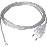 Kopp 140610099 Euro-Zuleitung 2 m, transparent