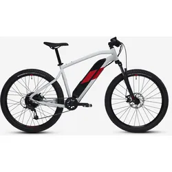 E-Mountainbike Hardtail 27,5 Zoll E-ST 100 weiss, rot|weiß, S