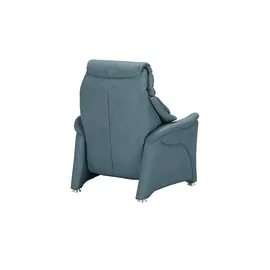 HIMOLLA Relaxsessel 4217 Leder 96 x 109 x 91 cm Blau mit Kopfteil