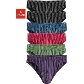 LE JOGGER Slip gestreift L 6er Pack