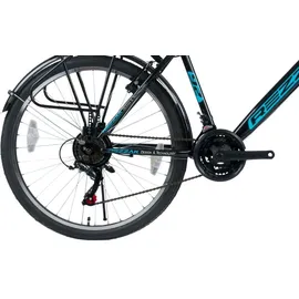 Rezzak City Rad 24 Zoll RH 31 cm schwarz/blau