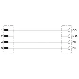 Phoenix Contact Bussystem-Kabel SAC-3P-M12MR#1419115