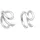 Elli Ohrclips Geo Silber 925  onesize