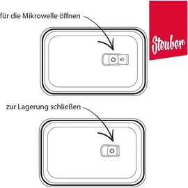 Steuber 3er-Set: Vorratsdose in farblos | Gr.: onesize