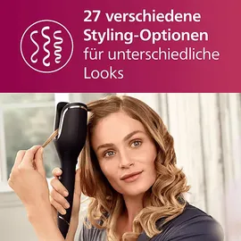 Philips StyleCare Prestige BHB876/00 schwarz/gold