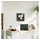 vidaXL Kreidetafel Tafel 40x40 cm (Schwarz)