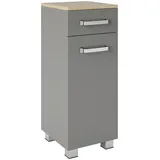WELLTIME Cosmo Midischrank 30,2 x 76,5 x 32,5 cm Grau