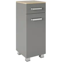 WELLTIME Cosmo Midischrank 30,2 x 76,5 x 32,5 cm Grau