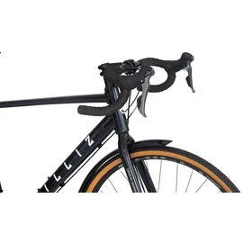 chilliz Gravelbike GL.08 28 Zoll RH 57 cm Unisex schwarz, glänzend