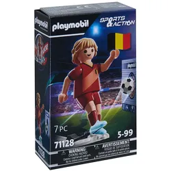 PLAYMOBIL® Belgien Fußballspieler mit Torwand 71128-Größe:Einheitsgröße