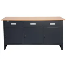 Jet-Line Werkbank Metall 170 cm anthrazit
