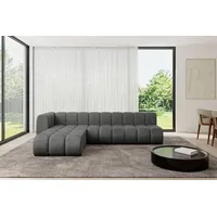 altdecor Ecksofa modulares Sofa Darnel-L2 - 296x177x70 cm Dunkelgrau