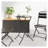 vidaXL Klapptisch Ø 50 x 72 cm Anthrazit