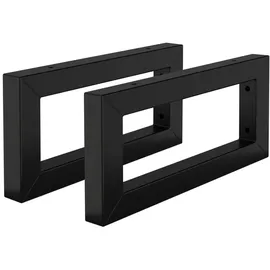 ML-Design Wandkonsole Schwarz, Metall, 15x3x35 cm, Wohnzimmer, Regale, Wandboards