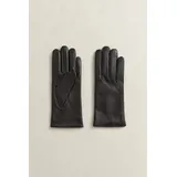 GANT CASHMERE LINED LEATHER GLOVES Braun M