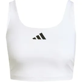 adidas Optime Workout Twist Light Support Bra Tank Weiß XXS