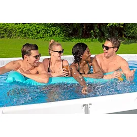 BESTWAY Power Steel Frame Pool  Set 404 x 201 x 100 cm inkl. Filterpumpe