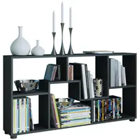 VCM Pintal Raumteiler 117 x 20 x 62 cm Schwarz