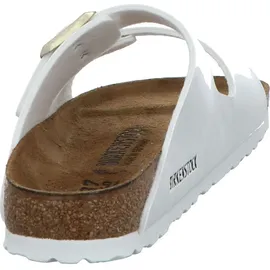 Birkenstock Arizona Birko-Flor Lack schmal patent white 40