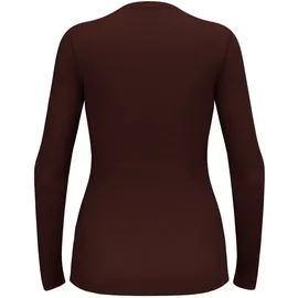 Odlo Damen Langarmshirt BL TOP crew neck L/S 111601 L - Fudge - L