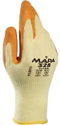 Mapa Professional Intensive Nutzung Titan 328 Arbeitshandschuhe Latex Gelb Extra Large (XL) 1 Paar