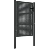 vidaXL Gartentor 105 x 175 cm Anthrazit/Stahl